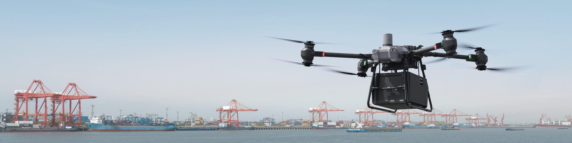 Specialized drone technology supporting port infrastructure